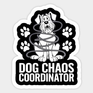 Dog Chaos Coordinator – Funny Dog Lover Sticker